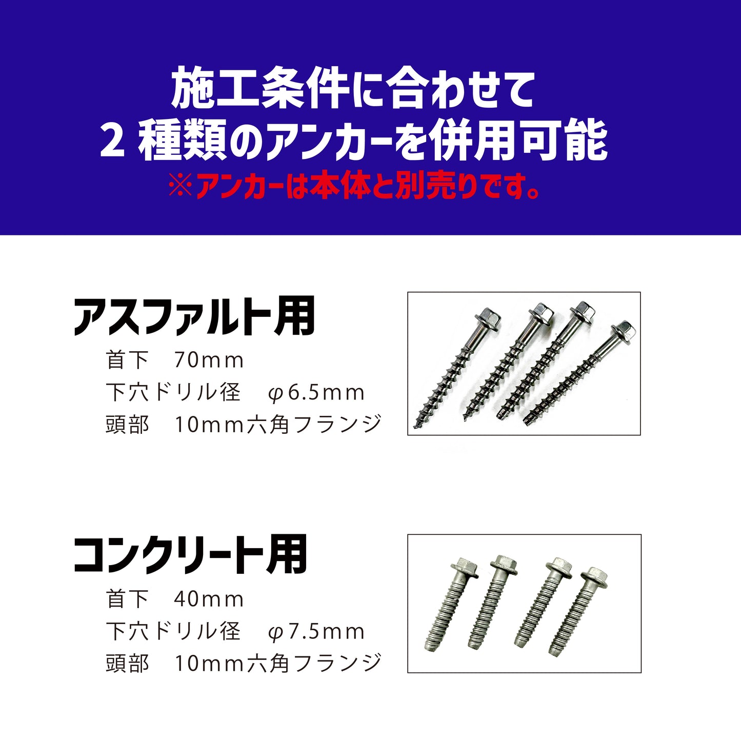 交換式車線分離標 ラバーポール サークルポスト Eタイプ 固定式角台座(貼付式アンカー併用型) 高さ400~1000 RPCLE ロマック ロードポストシリーズ サークル オレンジポール コーン